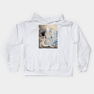 William Blake - Angel of the Divine Presence Bringing Eve to Adam, ca. 1803 Kids Hoodie